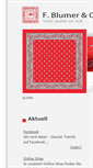 Mobile Screenshot of f-blumer.ch